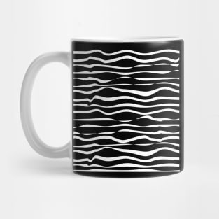 Geometric deformed Lines Mug